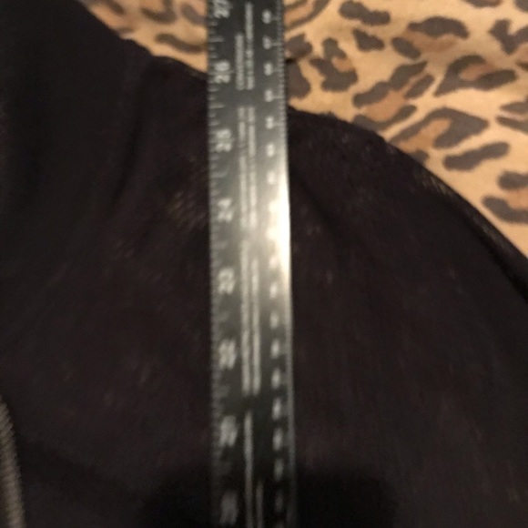 Venus size XL black sheer mesh zip jacket no pulls tag removed - Picture 7 of 9